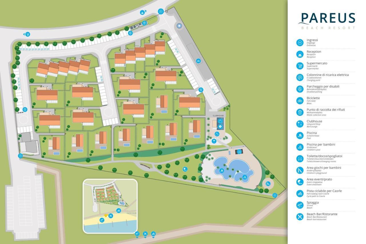 Pareus Beach Resort Caorle Buitenkant foto